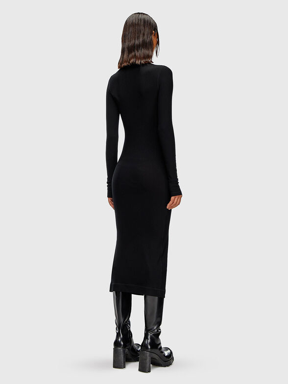 D-MOKKY-LS long sleeve midi dress - 2