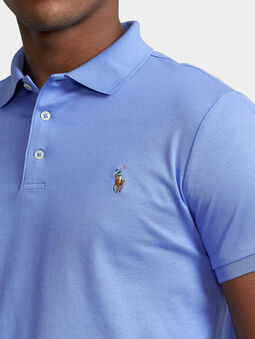 Polo-shirt with multicolour logo embroidery - 4