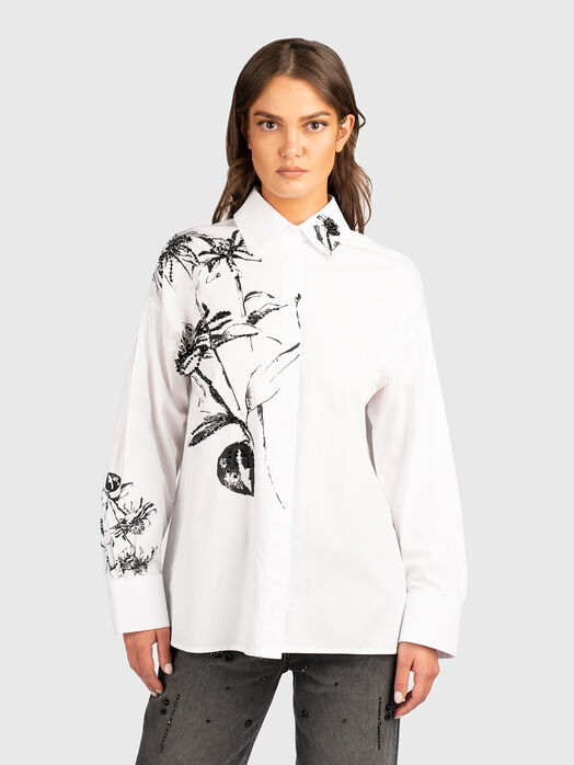 Shirt with floral print
