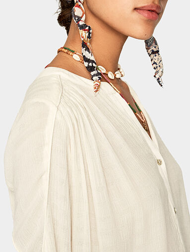 CAROLINE Shirt in champagne color - 3