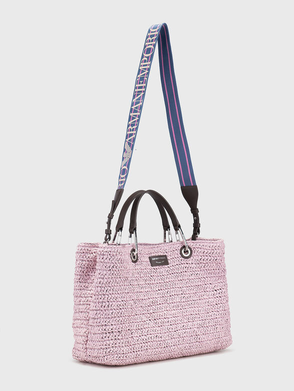 Large bag with knitted texture - 2