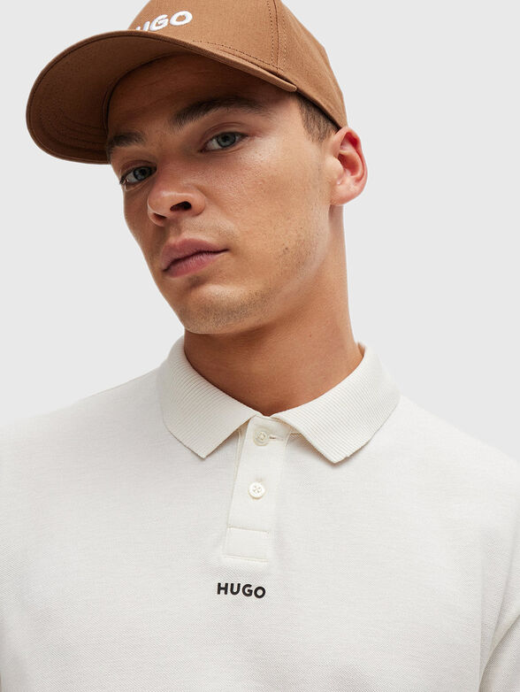 Black polo shirt with logo detail - 4