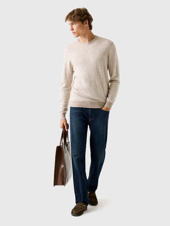Jacquard logo sweater - 2