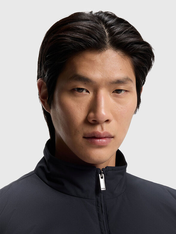 Padded slim vest with zip - 4