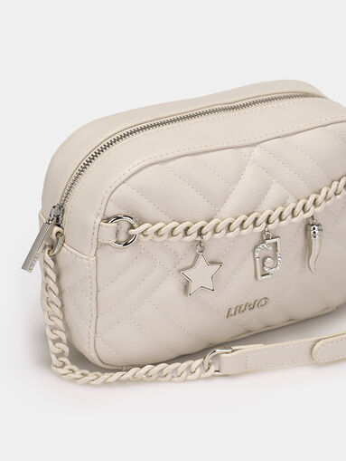 Crossbody bag with accent chain detail - 5