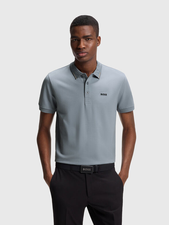 Short-sleeved polo shirt - 1