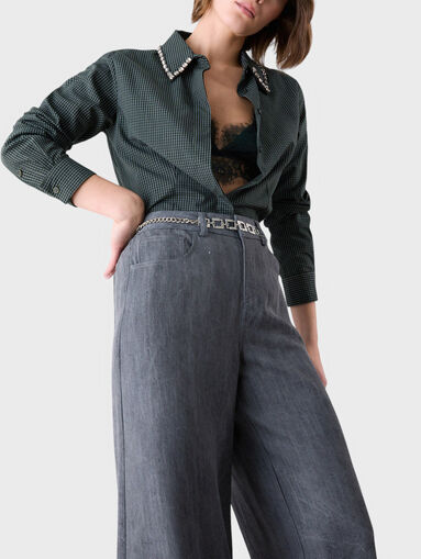 Pants with belt - 4