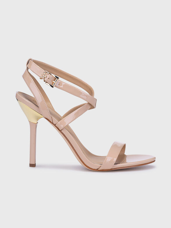 ASHA beige heeled sandals - 1