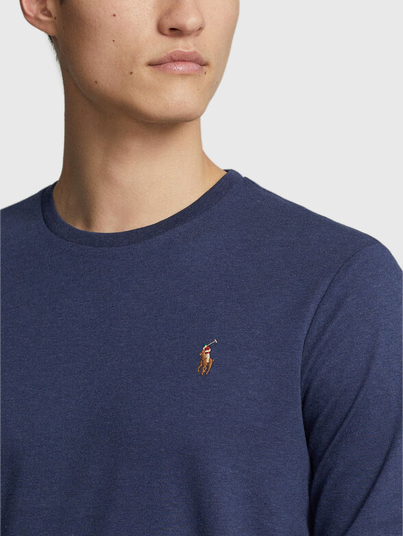 Long sleeve cotton blouse - 4