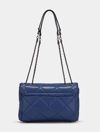 Blue CESSILY crossbody bag with quilted effect - 4