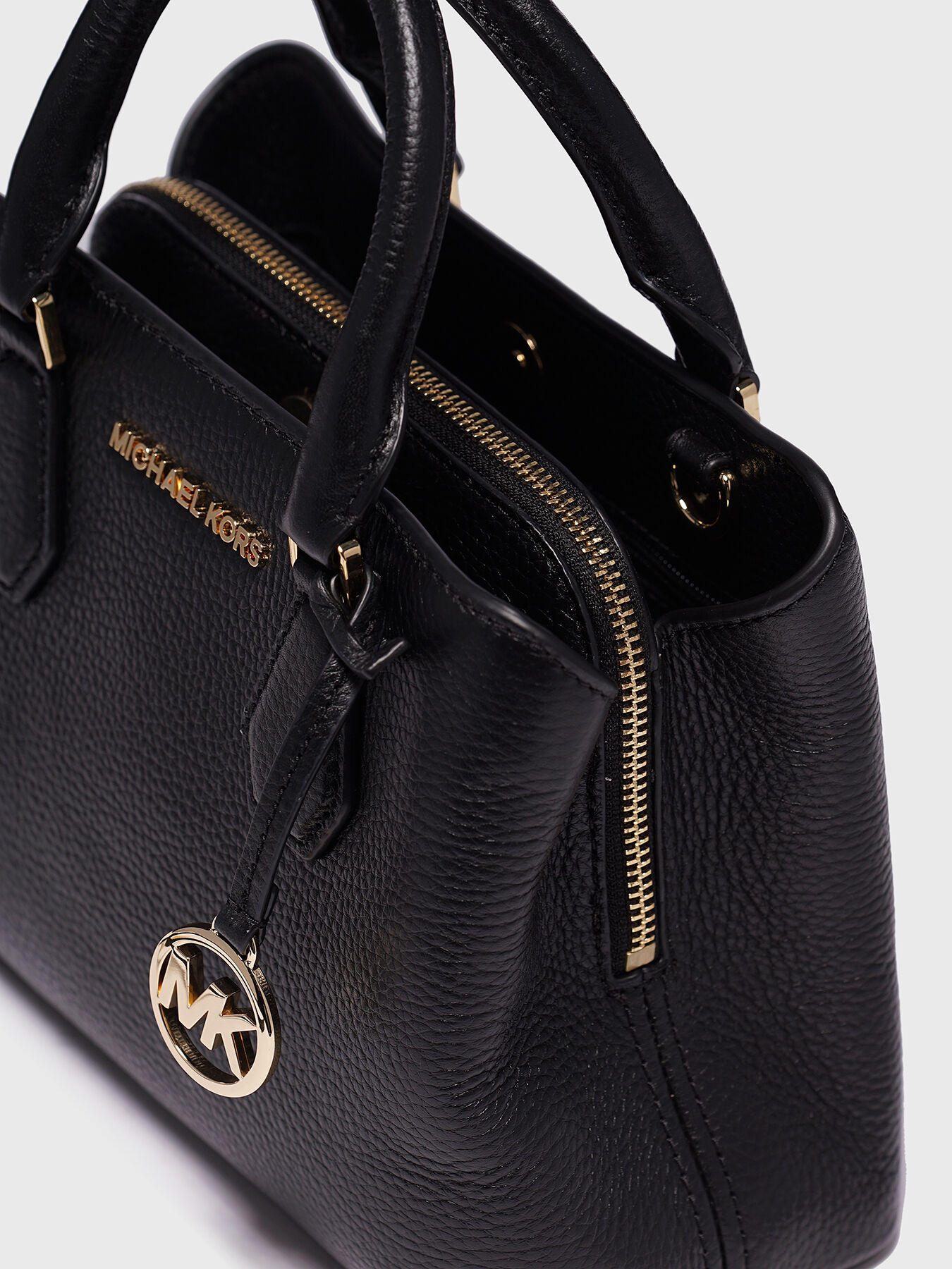 CAMILLE leather handbag with logo detail brand MICHAEL KORS Globalbrandsstore en