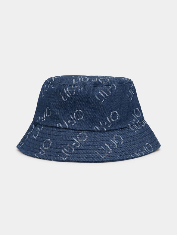 Bucket hat with logo print - 3