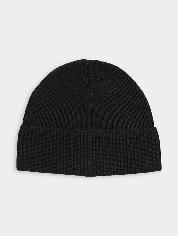 Black knitted hat with Polo Bear motif - 2