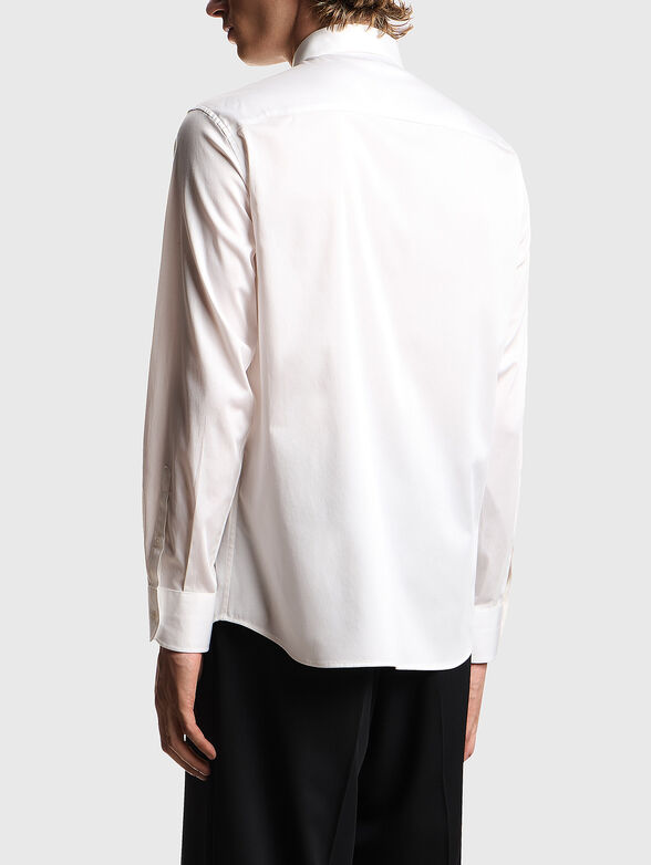 Black cotton-blend shirt - 2