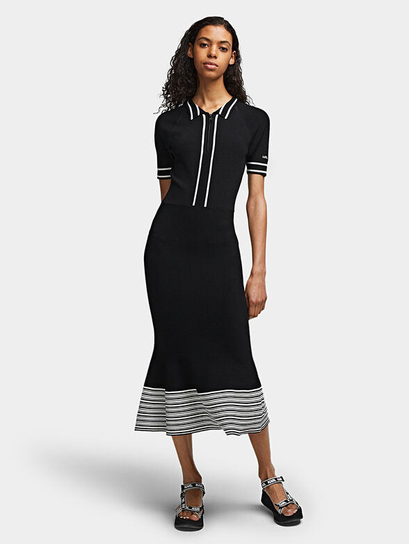 Mermaid dress in black - 1