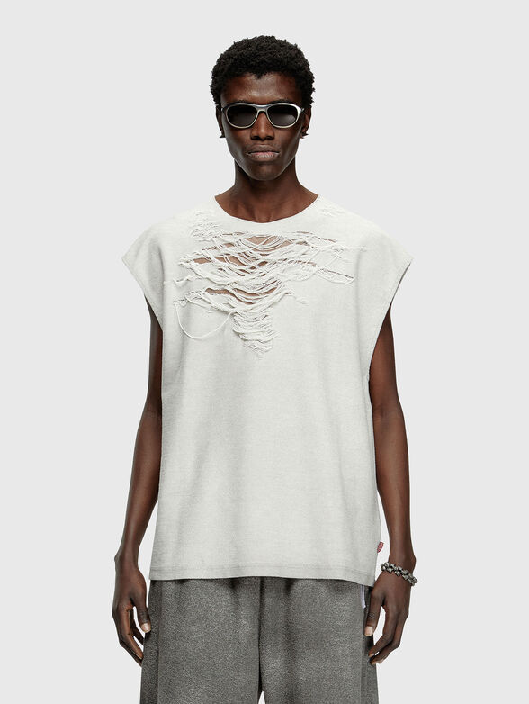 S-RUB-SL top with accent rips - 1