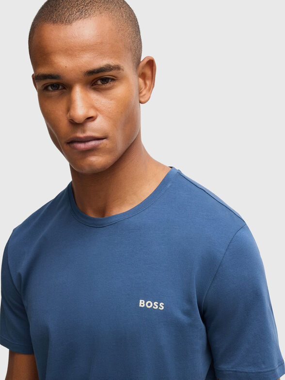 Cotton T-shirt with logo detail - 4