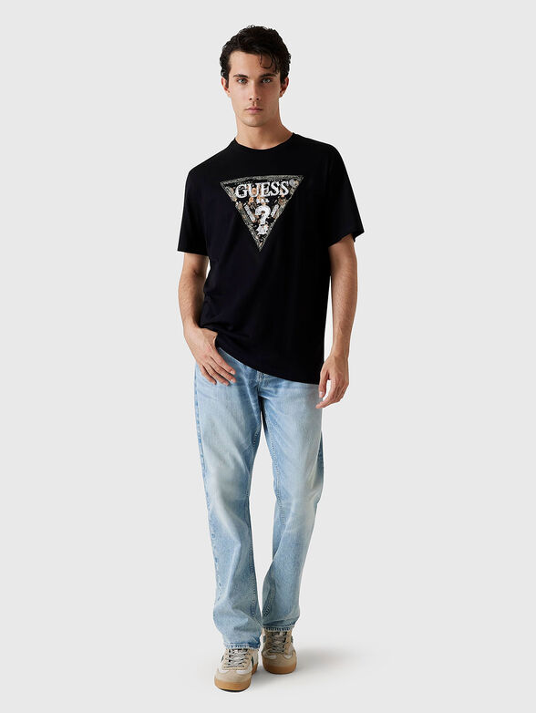 Cotton T-shirt with logo print - 2