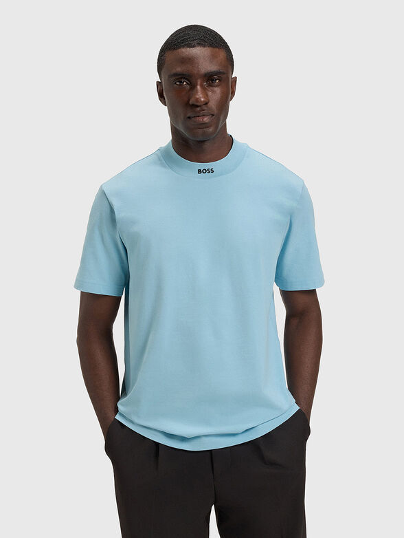 Cotton T-shirt with logo - 1