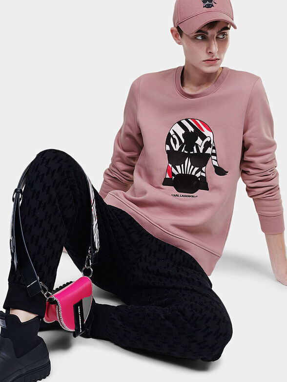 IKONIK KARLIMAL sweatshirt with animal print - 1