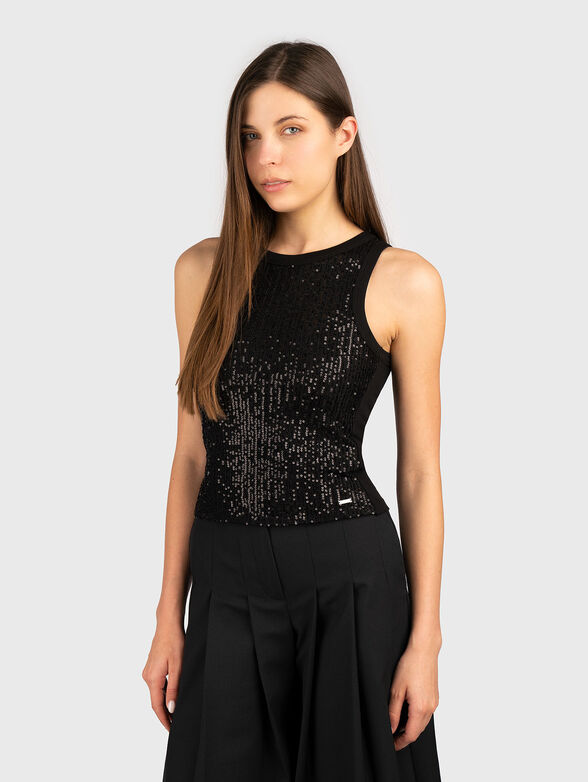 ALEXIA top with sequins - 1
