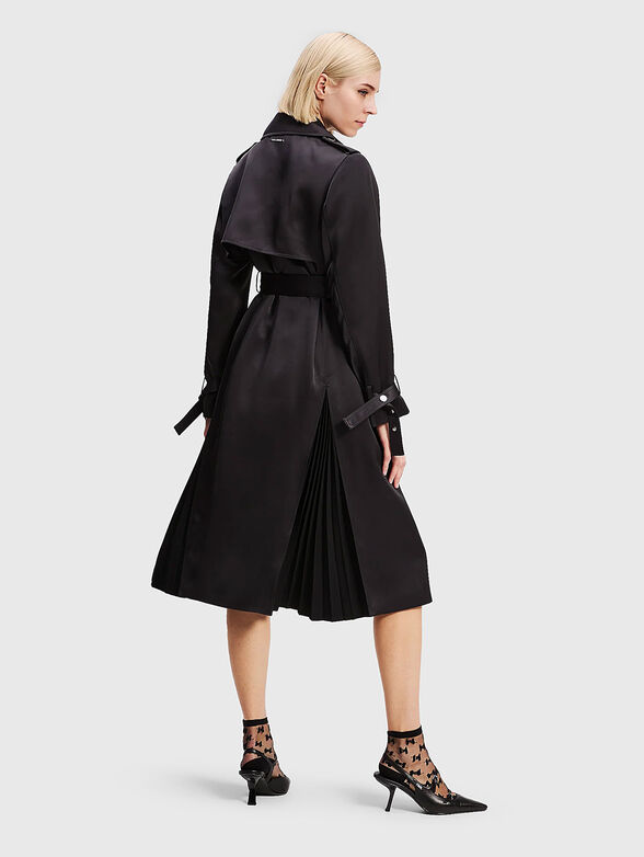 Trench coat with belt at the waist - 3