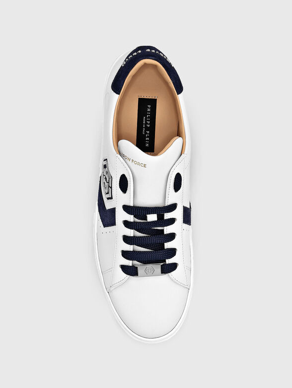 Leather shoes with logo detail - 4