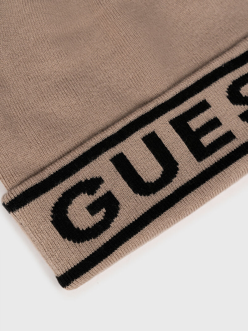 Knitted wool blend hat - 3