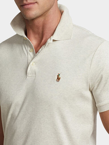 Polo-shirt with multicolour logo embroidery - 4