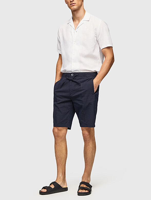 CASTLE striped shorts - 4