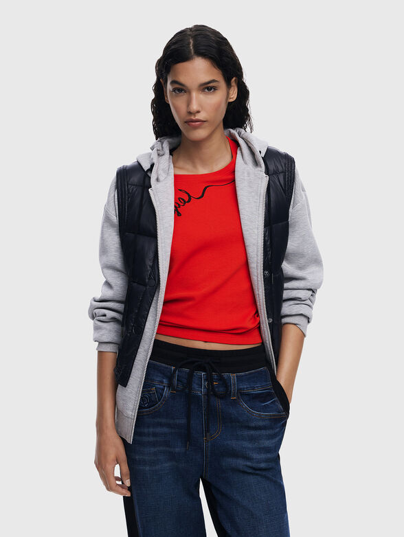 KIMY pants with contrasting textures  - 5