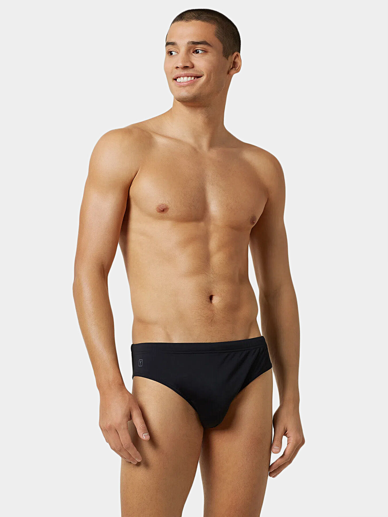 PASSEPARTOUT swim trunks in black color brand YAMAMAY Globalbrandsstore en