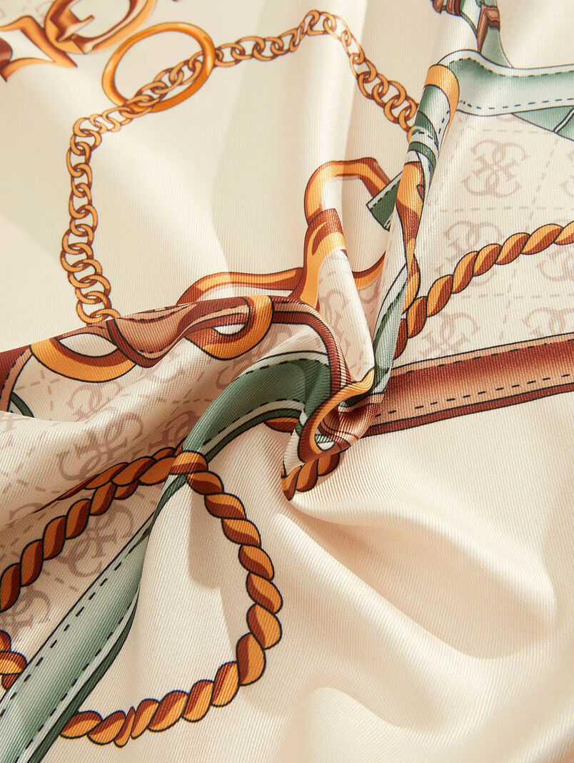 Scarf with 4G logo print - 3