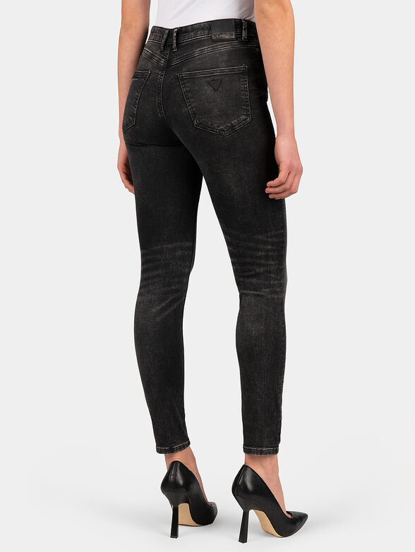Gray jeans with metal accessory - 2