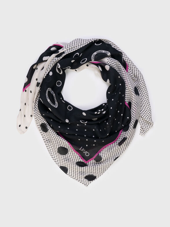 Dots print scarf - 1