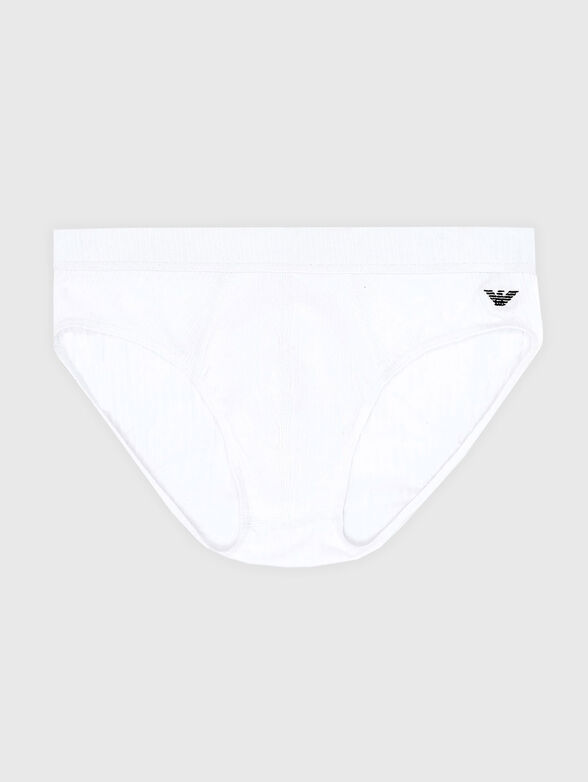 Cotton briefs with logo - 3