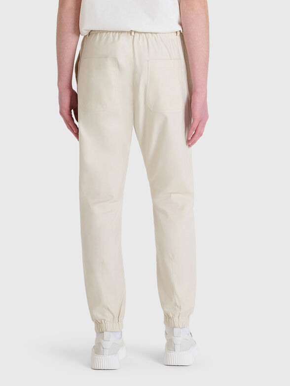 KENT cotton trousers with elastic waist - 2
