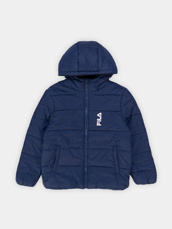 BUNIEL black padded jacket with hood - 1