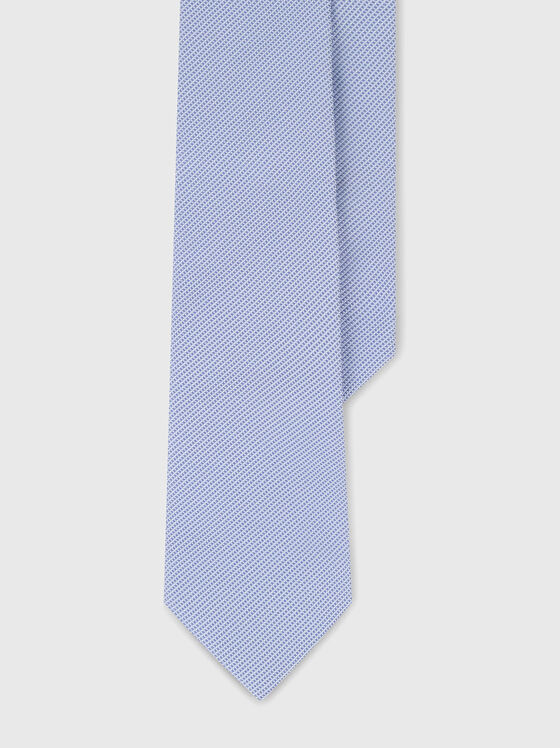 Silk tie with a jacquard pattern - 1