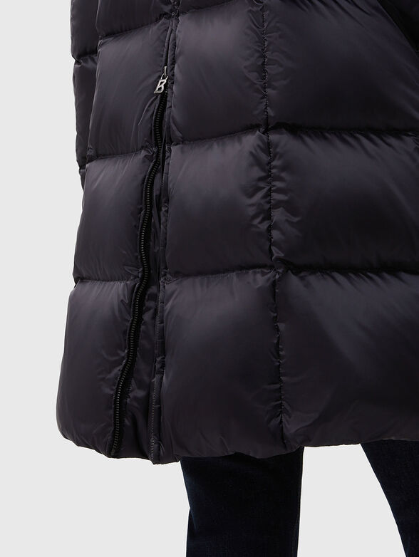 FANJA padded jacket with hood and logo embroidery - 6