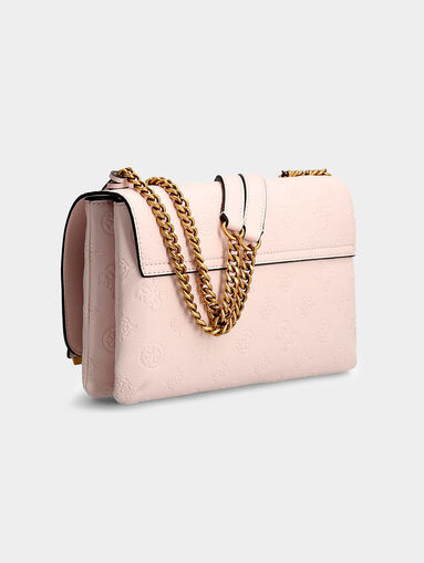 HELAINA crossbody bag in coral color - 4