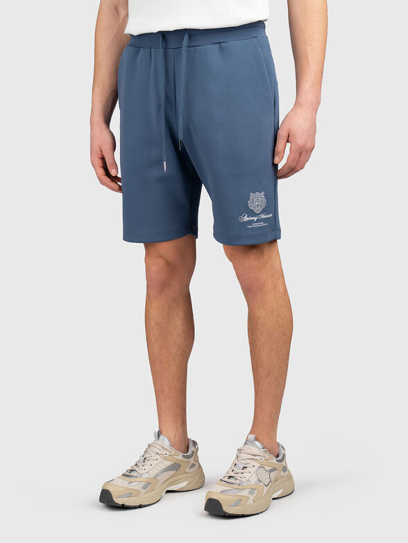 Shorts with a logo print - 1