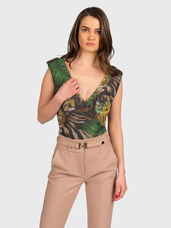ROSALIND bodysuit with floral print - 1