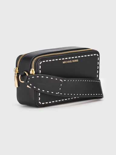 Crossbody bag with contrast stitching - 4