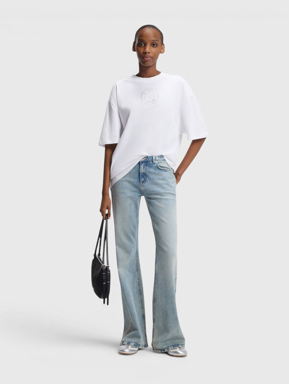 Oversized T-shirt with rhinestones - 2