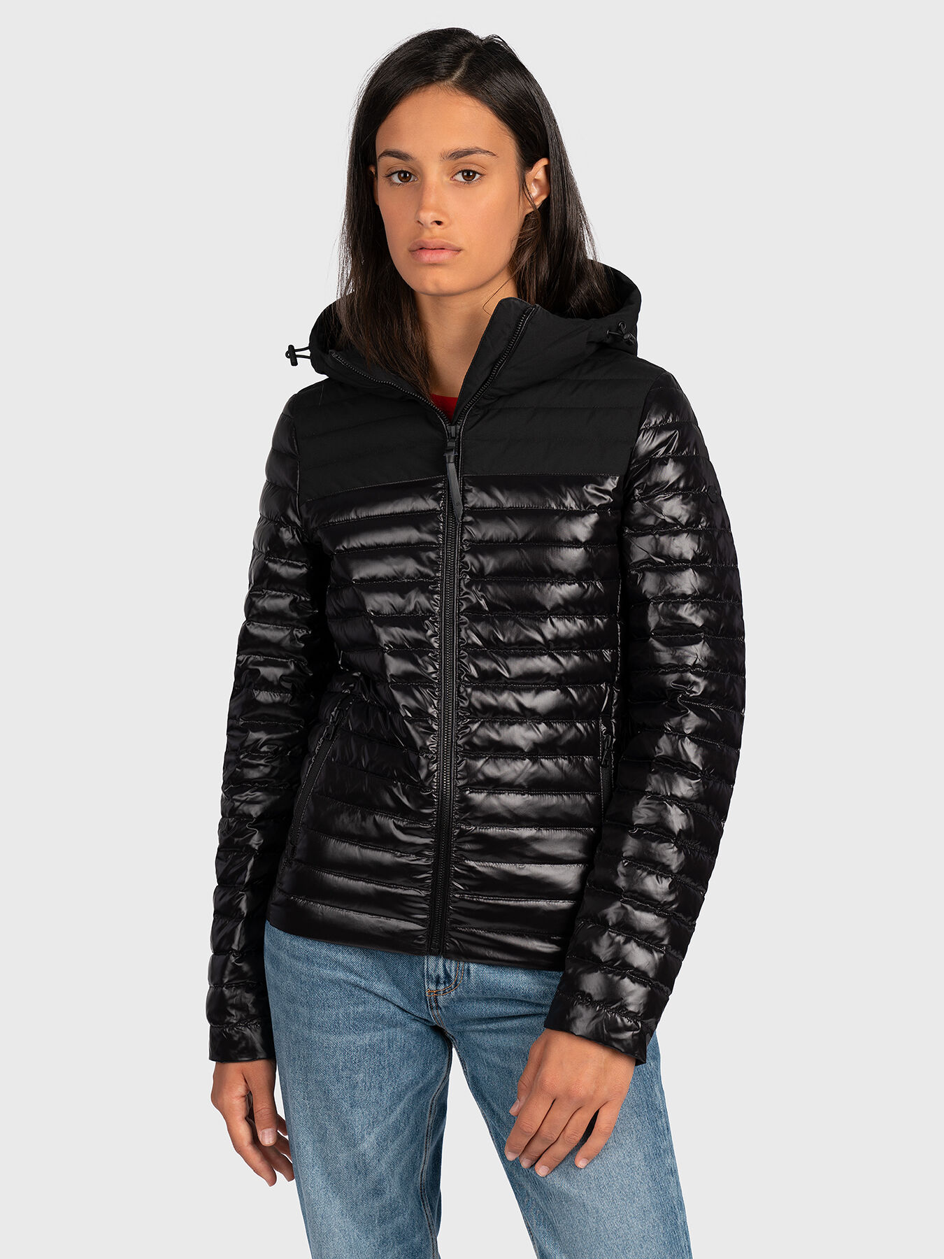 Superdry core down jacket black 2025
