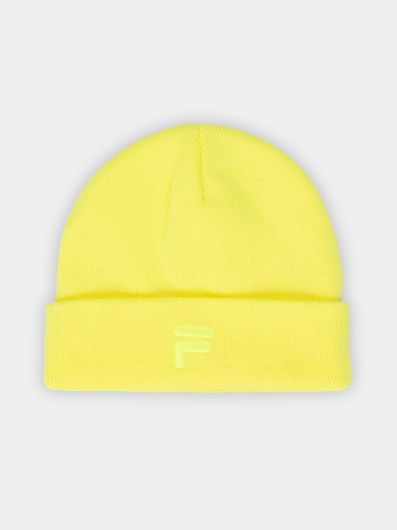 BISMIL beige hat with logo embroidery - 1