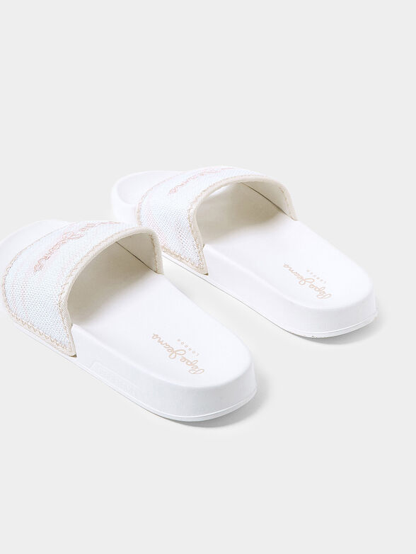 Slides with logo embroidery - 5