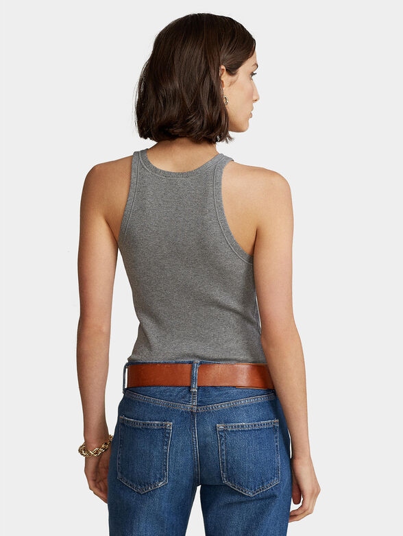 Grey cotton top - 2