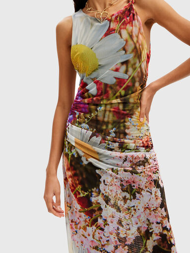 Dress with realistic floral pattern - 3